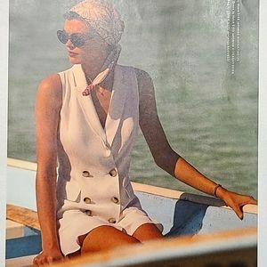 Anthropologie | Maeve Sleeveless mini blazer dress